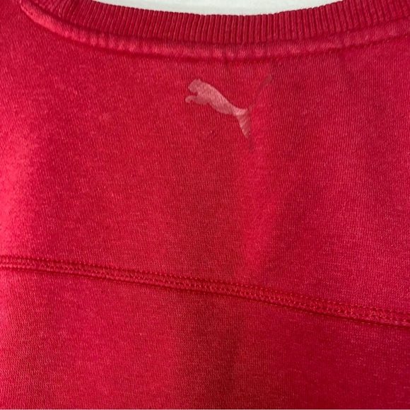 PUMA Pink Crew Neck Sweater Activewear Colourblock Women’s M Comfy Athleisure - Picture 5 of 8